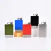 Cantil Pequeno de Aço Inoxidável 304 Transfronteiriço 9oz Quadrado Meio Libra Portátil para Exterior Metal Personalizado Plano Atacado Cantil Portátil