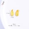 Esmaltado por mucho tiempo no se decolora Oro de Vietnam accesorios diy Colgante de flor de cerezo perlada flor de seis pétalos de la suerte collar mujeres