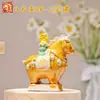 Museo de Turismo de Luoyang Cerámica Creativa Tang Sancai Caballo de Cerámica - La Riqueza Viene de Todas Partes, Hazte Rico al Instante Decoración