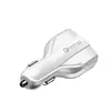Cargador rápido PD cargador de coche uno a tres cargador de coche para encendedor de cigarrillos doble USB TC QC3.0 cargador de coche multiport