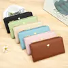 Cartera Larga de Cuero PU para Mujer, Bolso de Mano de Moda, Cartera de Cuero con Cremallera Multifuncional, Venta al por Mayor Comercio Exterior Transfronterizo