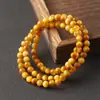 Pedra Olho de Tigre Dourado Natural Contas Soltas Pulseira de Contas Redondas Pulseira Cristal Olho de Gato Único Contas Bodhi Acessórios DIY