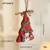 Nuevo Colgante Pintado de Resina Decoración de Árbol de Navidad Campana Tridimensional Colorida Colgante de Dibujos Animados Americanos Listo para la Venta