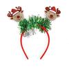 Hebilla de lámpara de banda luminosa LED transfronteriza diadema de resorte diadema de Navidad para niños suministros de decoración para fiestas