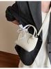 Bolso Pequeño de Estilo Occidental de Alta Gama Transfronterizo 2025 Nuevo Bolso de Mujer Primavera Versátil Moda Bolso Cruzado Bolso de Cubo de Mano
