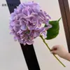 Hidrangea Artificial 3D Individual Avanzada Decoración de Boda Hotel Decoración de Sala de Estar en Casa Accesorios para Arreglo Floral de Guía de Carretera