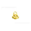 Colgante para Piercing y Pendiente de Hueso de Oreja de Aleación de Titanio Color Dorado Accesorios para Joyería DIY con un Diseño con Colgantes de Serpiente, Espada y Gota de Agua