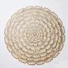 Mantel individual de loto transfronterizo, resistente al calor, impermeable, a prueba de aceite, de PVC, lavable, aislante térmico, para mesa de hotel o restaurante, estilo Ins
