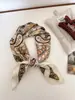 Bufanda de Seda Imprescindible para Blogueros Estilo Coreano, Bufanda Cuadrada Sedosa y Fresca, Bufanda Decorativa para la Cintura, Bufanda para el Cuello, Pañuelo para la Cabeza, Bufanda de Viaje con Estampado Paisley