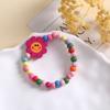 Pulsera infantil con dibujos de animales y flores de colores, pulsera ligera con cuentas de colores, ideal para vestir en vacaciones, bonita y pequeña joyería.