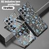 Funda de Teléfono Popular en Europa, Estilo Suave, Diseño Floral Azul, Adecuada para Samsung S26 Ultra, Funda Suave Transparente