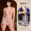 Fragrância Ting Noturna Pendurado no Pescoço Novo Estilo Roupa Íntima Sexy Renda Perspectiva Macacão Quente Sem Costas Decote em V Profundo Uniforme Feminino