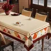 Mantel Estilo Americano, Sin Lavado, Impermeable al Aceite, Impermeable al Agua, Resistente al Calor, Mantel Rectangular, Lujo Ligero, Sensación de Alta Gama, Salvamanteles, Mantel