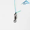 Anillo Competitivo de Ocho Caracteres Rejett Tapa Dura Acero Inoxidable Estilo Americano Anillo de Ocho Caracteres Giratorio Juego de Cables Conector Accesorios para Equipo de Pesca