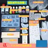 Kit de Materiais para DIY de Resina Epóxi Cristalizada Conjunto Cola AB Molde Pingente Chaveiro Patinha de Gato Glitter Pacote de Acessórios Infantis