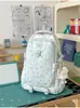 Nova Mochila de Design Nicho Estilo Coreano Alta Aparência Mochila Escolar para Alunos do Ensino Fundamental II e Médio para Meninas Doce Versátil para o Dia a Dia