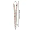 Lanyard para Teléfono con Forma de Corazón para Té con Leche y Café, Portatarjetas, Insignia de Exposición para Tarjeta de Autobús de Estudiante, Funda Protectora Dura de Moda