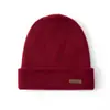Chapéu de Cashmere Feminino 100% Cashmere Puro Novo Cor Ampla Cashmere Quente Versátil Casual Tricotado Gorro Térmico