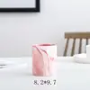 Vaso Cilíndrico Criativo de Jardinagem Nórdica Vaso para Flores Suculentas Cerâmica zakka Conjunto de Vasos de Flores de Mármore Atacado