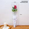 Día de San Valentín Chino Caja de Regalo Plegable de Flores Empaque para Ramo de Flores Individual Bolsa de Empaque para Flor de Rosa Caja Individual Impermeable para Flores Venta al por Mayor