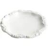 Plato Base con Patrón de Roca de Fábrica, Plato Cerámico Plano para Uso Doméstico, Nuevo Modelo 2026, Vajilla de Hotel, Plato de Presentación Estilo Ins