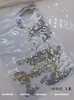 Accesorios Populares para Uñas, Coloridos, Que No Se Desvanecen, Diamantes Redondos Pequeños, Tamaños Mixtos, Decoración de Uñas del Mismo Estilo que el Mono Pequeño