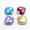 Colgantes de cristal con forma de corazón, adornos navideños, artesanías, colgantes navideños, color directo de fábrica