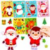 Transfronteiriço 6 Folhas/Pacote Páscoa Ovo Coelho Quebra-Cabeça Adesivos Shopee Quebra-Cabeça Infantil Ovo Que Muda de Rosto Adesivos
