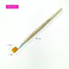 Pincel de Mango de Madera Natural con Cerdas de Nylon para Gouache, Acuarela, Pintura Acrílica, Pincel Plano Industrial para Principiantes y Niños