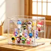 Vitrina para Coleccionables de 3 Niveles Actualizada, Vitrina Acrílica Ajustable con Puerta Magnética, Caja de Exhibición Transparente Apilable, Vitrinas para Aficionados a Figuras, 1 Paquete