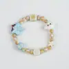 Jingdezhen nova pulseira de cerâmica pulseira de coração de menina infantil círculo único joia desenho animado fofo suprimento de barraca atacado