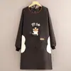 Delantal de Trabajo Extendido para Peluquero de Mascotas Anti-Pelo Gato Mascota Impermeable Resistente al Aceite Reversible Manga Larga Monos Estampado
