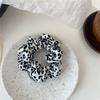 Anillo para el pelo con estampado de leopardo, simple y elegante, personalizado, para el intestino grueso, con cuerda para la cabeza atmosférica y de moda, estilo retro, con viento frío.