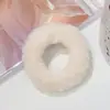 Estilo coreano outono e inverno estilo celebridade da internet faixa de cabelo imitação de pelúcia de cordeiro elástico de borracha pelo de mink bolas de alta elasticidade corda de cabelo acessórios de cabelo