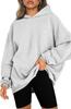 2024 Europa y Estados Unidos comercio exterior transfronterizo ropa de mujer explosiones sudadera con capucha holgada extragrande casual forro polar chalecos