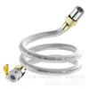 Extensor de grifo con manguera giratoria universal, cabezal doméstico anti-salpicaduras, tubería de agua extendida, tubo de extensión para grifo, gadget anti-salpicaduras