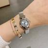 Timini DINIMI Nuevo Reloj de Moda para Mujer Retro Esfera Pequeña Placa Romana Cinturón de Malla de Bambú Ligero Lujo Vivo