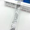 Nova Renda de Malha Gaze Bordado Lantejoulas Renda Fita Acessórios para Roupa de Performance de Palco 6CM de Largura