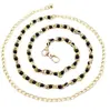 Ropa de mujer para primavera y otoño Accesorios para faldas Cadena para la cintura Cadena versátil Colgante de metal y perla Cadena fina de perlas de colores Venta al por mayor