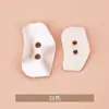 Botones de Resina de Forma Especial con Dos Agujeros para Pantalones, Trajes, Camisas, Pantalones, Ropa, Suéteres, Gabardinas y Abrigos