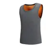 Nuevo Chaleco Cálido de Otoño e Invierno para Hombre Súper Suave Forrado de Polar Engrosado Ropa Interior Térmica Chaleco Interior a Prueba de Frío Top