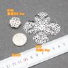 DIY Xiuhe Corona de Gran Fénix Material Plata Hierro Fénix Mariposa Flor Pieza Accesorios de Joyería
