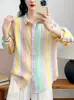 Cardigan de Ramio Puro con Estampado Digital para Mujer, Manga Larga, Talla Grande, Estilo Holgado y Delgado, Novedad Otoño 2026