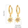 Moda 2021 novos brincos de zircônia em formato de Sol gota d'água coração brincos brincos coreanos fabricantes atacado joias de comércio exterior