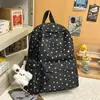 Mochila ShuaiMijia para Estudiantes Universitarios - Mochila Nueva de Nicho de Alto Estilo con Gran Capacidad para Uso Escolar y Salidas de Chicas