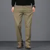 Nuevos Pantalones Casuales para Hombre Otoño/Invierno 2026, Pantalones de Vestir Rectos Holgados, Ropa para Papá de Mediana Edad, Elásticos y Resistentes a las Arrugas
