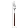 304 estilo coreano imitação de madeira cabo de aço inoxidável faca e garfo colher sobremesa garfo ins faca de bife colher de café da manhã colher de sopa utensílios de mesa ocidentais