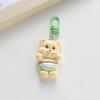 Chaveiro de Urso Cortador de Unha Pingente Corrente para Capa de Celular DIY Pingente de Pulseira de Pulso Cordão Pingente Decoração de Joia