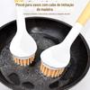 Artefato Escova de Panela Nova Doméstico Multifuncional Escova de Limpeza de Cozinha Escova de Panela Antiaderente Escova de Limpeza de Óleo Escova de Lavar Louça Cabo Longo