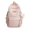 Mochila escolar muy atractiva, duradera y práctica, gran capacidad, mochila multicapa ligera con bordado de lazo